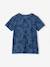 T-shirt voor jongens met print gemêleerd wit+jeansblauw+korstmos+mintgroen - vertbaudet enfant 