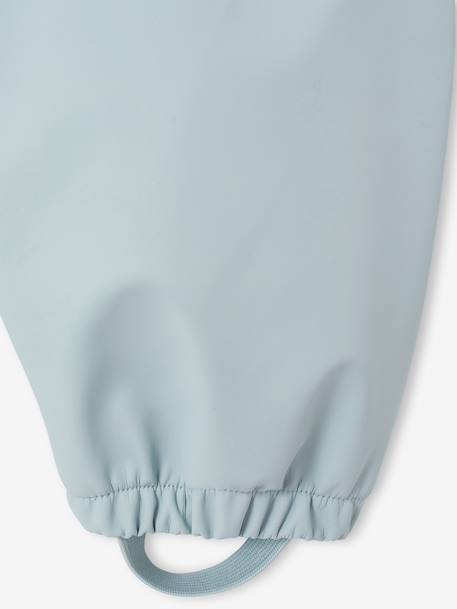 Regenjas en broek babyset voor jongens grijsblauw - vertbaudet enfant 