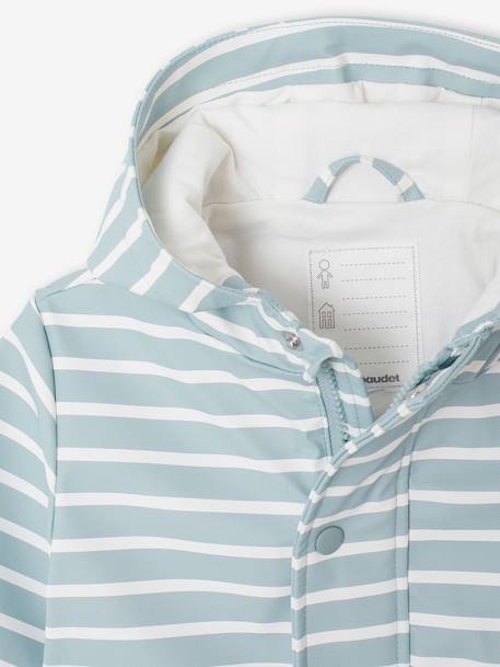 Regenjas en broek babyset voor jongens grijsblauw - vertbaudet enfant 