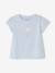 Lot 2 T-shirt bébé fille fantaisie bleu clair+rose - vertbaudet enfant 