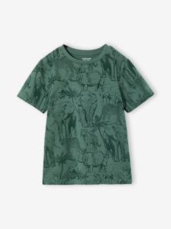 -T-shirt voor jongens met print
