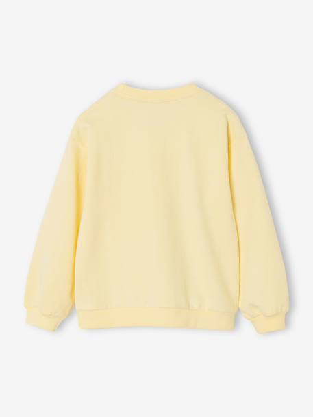 Sweat fille Snoopy jaune pastel - vertbaudet enfant 