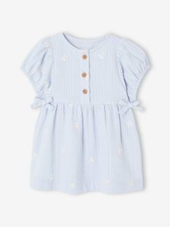 -Robe bébé fille détails brodés