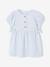 Robe bébé fille détails brodés bleu clair - vertbaudet enfant 