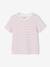 Set van 3 T-shirt met korte mouwen karamel+marineblauw+pecannoot+saliegroen - vertbaudet enfant 