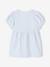 Jurk voor babymeisjes met geborduurde details lichtblauw - vertbaudet enfant 