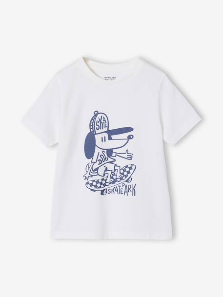 Lot 3 T-shirts manches courtes bleu pétrole+caramel+marine+noix de pécan+vert amande+vert sauge - vertbaudet enfant 