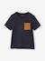 Lot 3 T-shirts manches courtes bleu pétrole+caramel+marine+noix de pécan+vert amande+vert sauge - vertbaudet enfant 