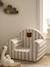 Gestreepte schuimstoel Ourson, te personaliseren beige, gestreept - vertbaudet enfant 