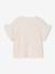T-shirt fille en maille pointelle écru - vertbaudet enfant 