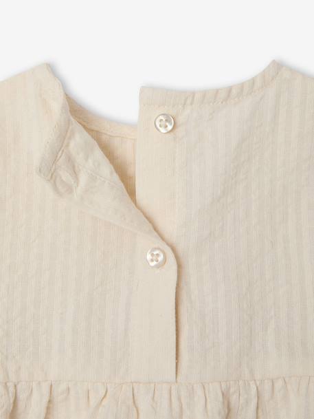 Blouse babymeisjes ecru - vertbaudet enfant 