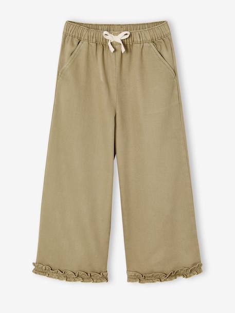 Fille-Pantacourt large fille lyocell