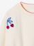 Sweat fille avec patchs écru - vertbaudet enfant 
