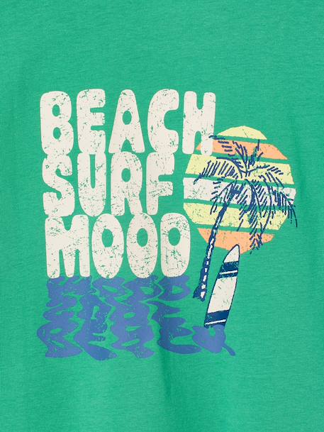 T-shirt garçon manches courtes vert - vertbaudet enfant 