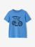 T-shirt voor jongens met print blauwgroen+gemêleerd wit+middenblauw+mintgroen+okergeel+olijf+terracotta - vertbaudet enfant 