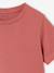 Set van 3 T-shirt met korte mouwen karamel+marineblauw+pecannoot+saliegroen - vertbaudet enfant 