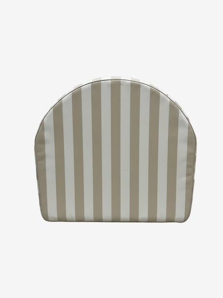 Fauteuil en mousse rayé Ourson personnalisable rayé beige - vertbaudet enfant 