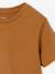 Set van 3 T-shirt met korte mouwen karamel+marineblauw+pecannoot+saliegroen - vertbaudet enfant 