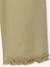 Pantacourt large fille lyocell kaki+lilas - vertbaudet enfant 