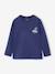 T-shirt met lange mouwen voor jongens ecru+leiblauw - vertbaudet enfant 