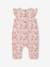 Bedrukt setje pakje + hoofdband baby meisje lichtroze+roze (poederkleur)+zeegroen met print - vertbaudet enfant 