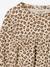 T-shirt blouse fille imprimé manches longues beige+écru+vert de gris - vertbaudet enfant 