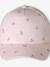 Casquette fille coton à motifs cerises rose pâle - vertbaudet enfant 