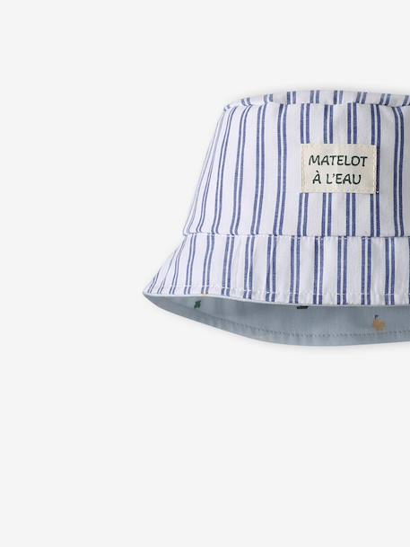 Bob bébé garçon réversible bleu ciel - vertbaudet enfant 