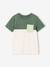 T-shirt garçon coloblock manches courtes ardoise+menthe+orange+vert anglais - vertbaudet enfant 