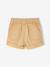 Short bébé garçon en toile taille élastiquée cappuccino+terracotta - vertbaudet enfant 