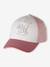 Casquette enfant fille coton brodée vieux rose - vertbaudet enfant 