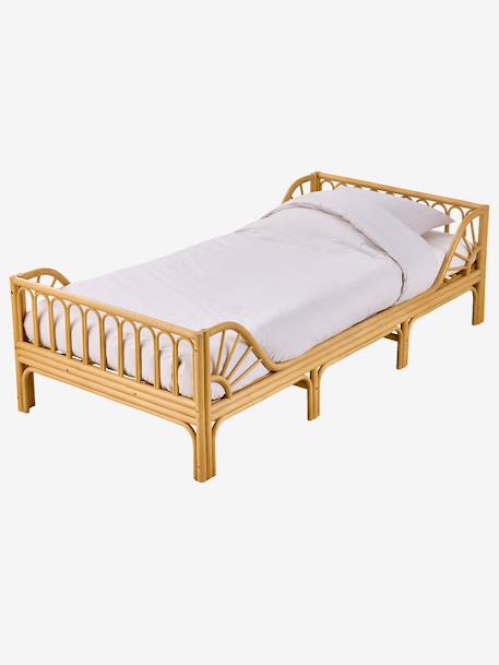 Lit enfant rotin 90x190cm Soleil bois - vertbaudet enfant 