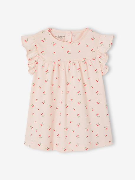 Robe bébé en jersey BASICS rose - vertbaudet enfant 