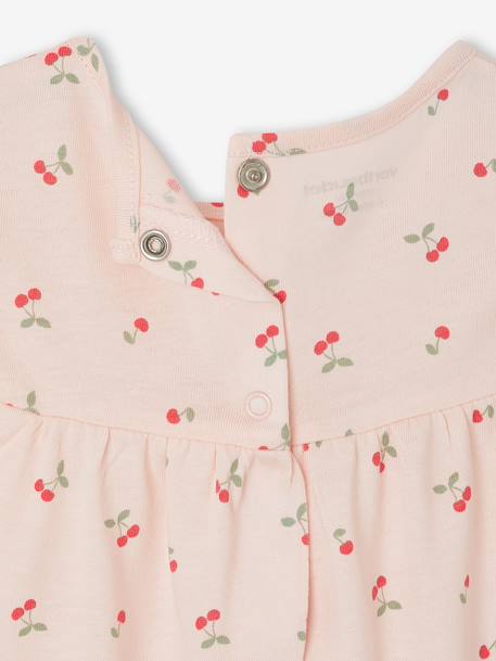 Robe bébé en jersey BASICS rose - vertbaudet enfant 