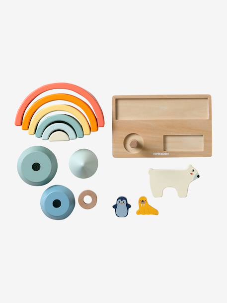 Trio benodigdheden / toebehoren voor het ontwaken van de baby van FSC®-hout hout - vertbaudet enfant 