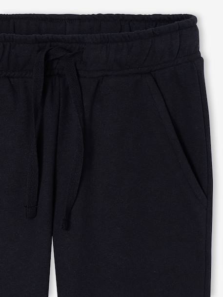 Broek jongen van molton inktblauw+zwart, bedrukt - vertbaudet enfant 