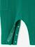 Combinaison longue bébé gaze de coton vert émeraude - vertbaudet enfant 