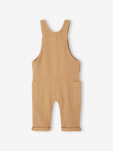 Salopette bébé en molleton taupe - vertbaudet enfant 