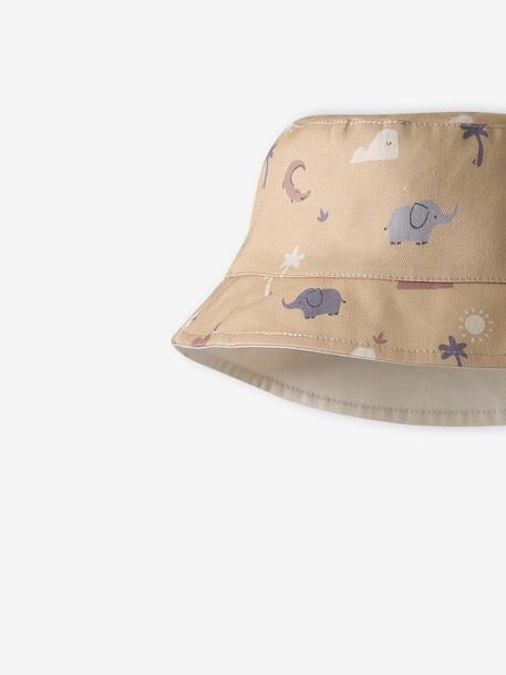 Bob bébé garçon coton réversible cappuccino - vertbaudet enfant 