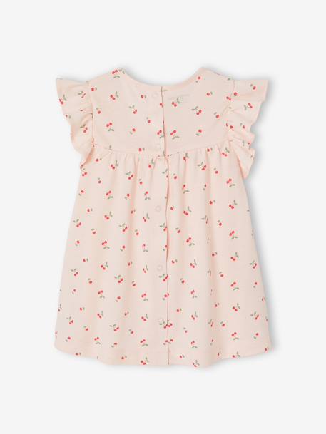 Robe bébé en jersey BASICS rose - vertbaudet enfant 