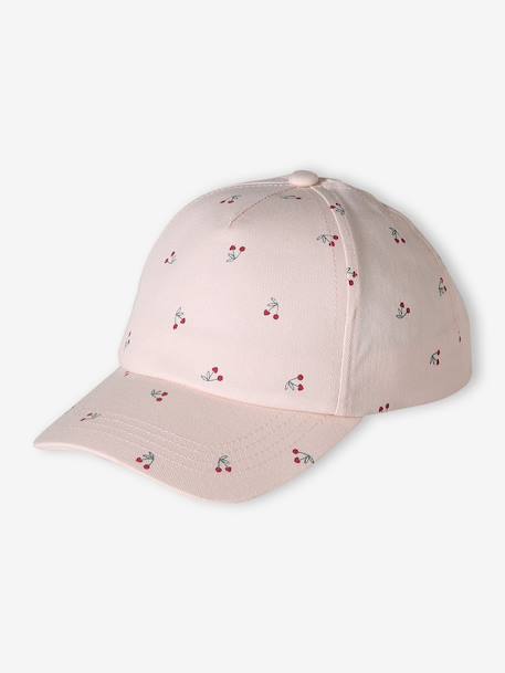 Fille-Accessoires- Chapeau-Casquette fille coton à motifs cerises