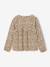T-shirt blouse fille imprimé manches longues beige+écru+vert de gris - vertbaudet enfant 