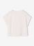 T-shirt fille motifs sequins écru+lilas+vert d'eau - vertbaudet enfant 