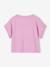 T-shirt fille motifs sequins écru+lilas+vert d'eau - vertbaudet enfant 