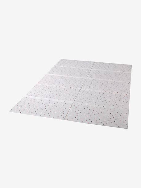 Grand tapis d'activités pliable beige+écru+rose+vert - vertbaudet enfant 