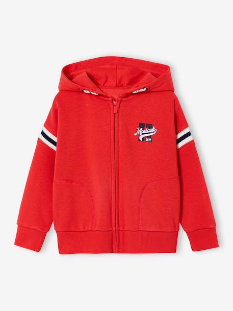 Sweat garçon motif placé rouge - vertbaudet enfant 