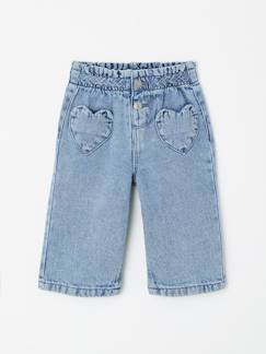 -Baby jeans voor meisjes met zakken in hartvorm