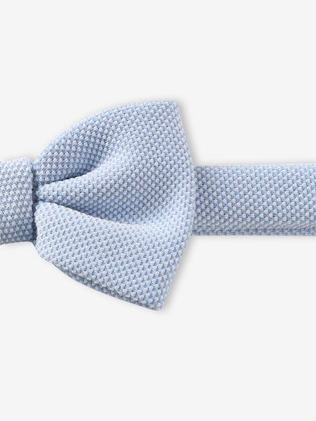 Noeud papillon garçon beige+bleu ciel+bleu glacier+marine - vertbaudet enfant 