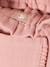 Short paperbag fille en twill rose poudré - vertbaudet enfant 
