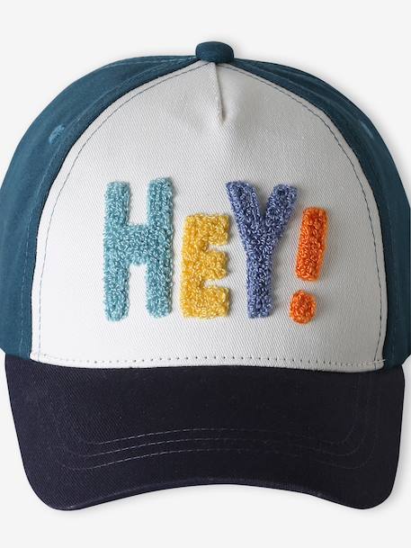 Casquette HEY! garçon bleu+bleu canard+vert - vertbaudet enfant 